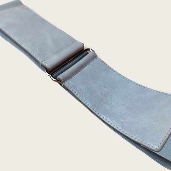 🌼4/$30 Express Grey/Stone Stretch Waist Belt - Picture 2 of 7